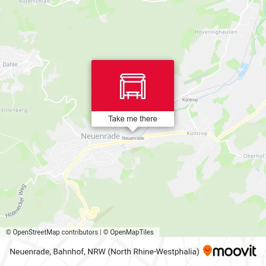 Neuenrade, Bahnhof map