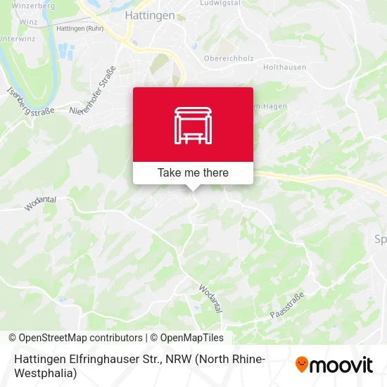 Карта Hattingen Elfringhauser Str.