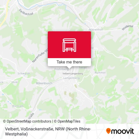 Карта Velbert, Voßnackerstraße