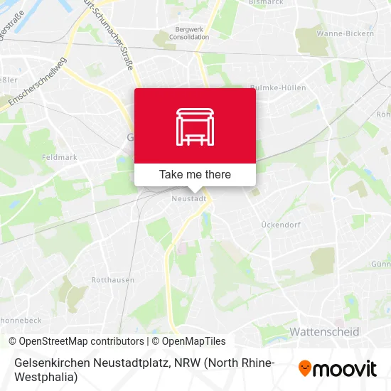 Gelsenkirchen Neustadtplatz map