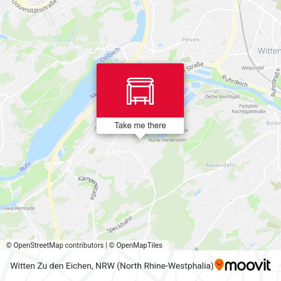 Карта Witten Zu den Eichen