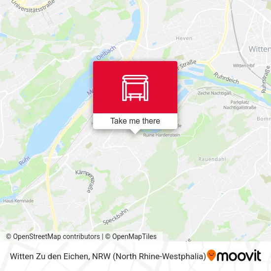 Карта Witten Zu den Eichen