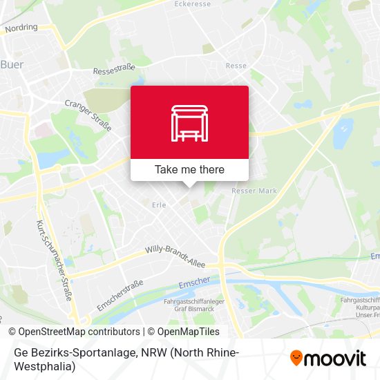 Карта Ge Bezirks-Sportanlage