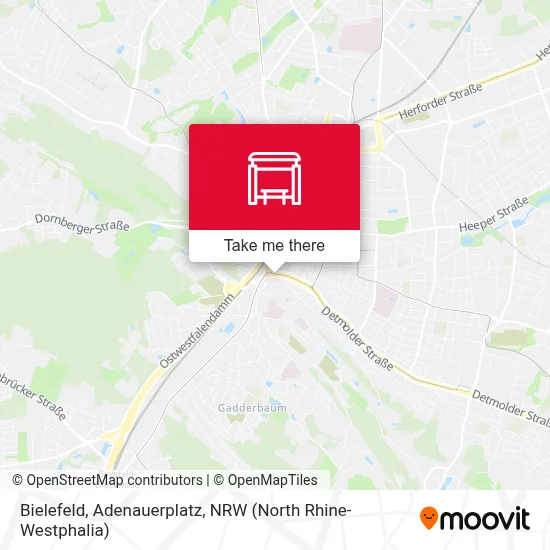 Bielefeld, Adenauerplatz map