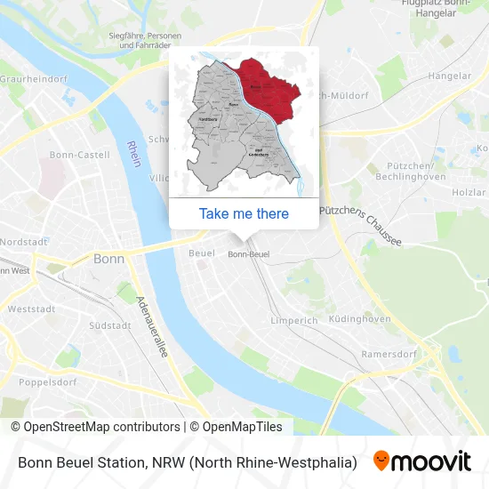 Bonn Beuel Bf map