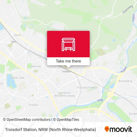 Troisdorf Bf map