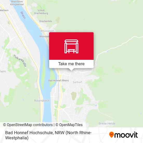 Bad Honnef Hochschule map