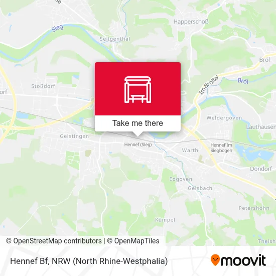 Hennef Bf map
