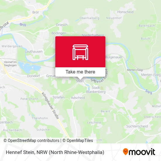 Hennef Stein map