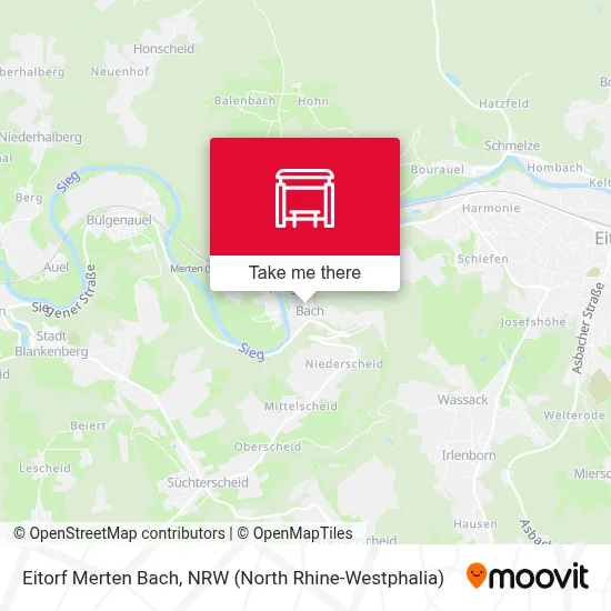 Eitorf Merten Bach map