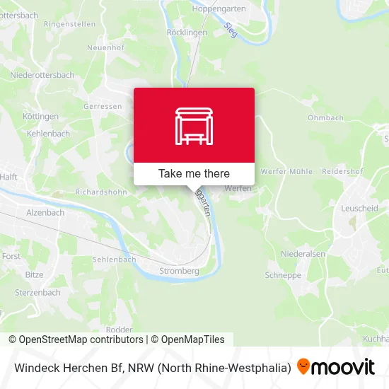 Windeck Herchen Bf map