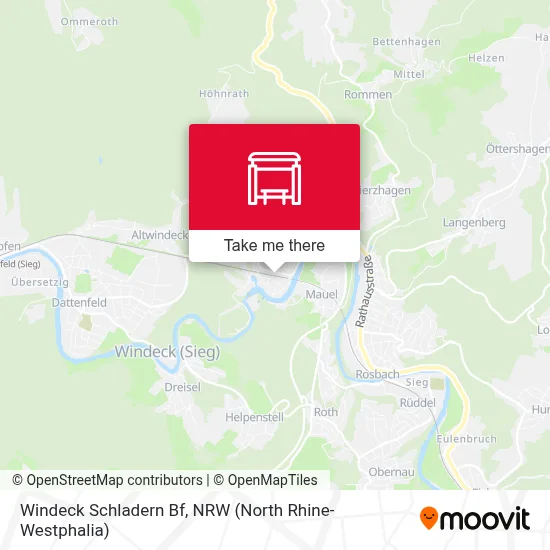 Windeck Schladern Bf map