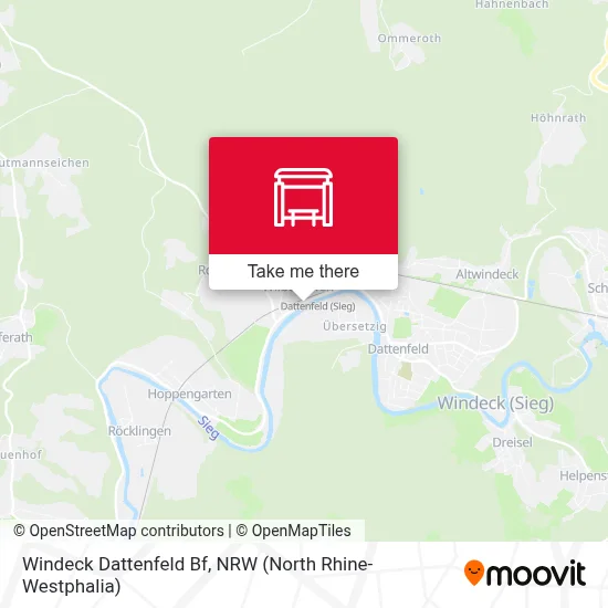 Windeck Dattenfeld Bf map