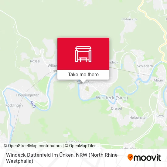 Windeck Dattenfeld Im Ünken map