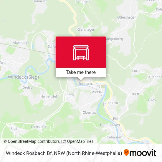 Windeck Rosbach Bf map