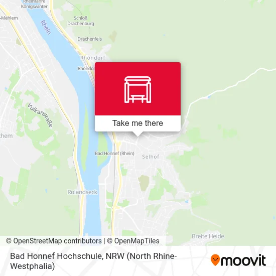 Bad Honnef Hochschule map