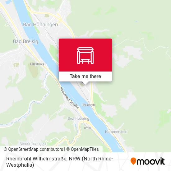 Rheinbrohl Wilhelmstraße map