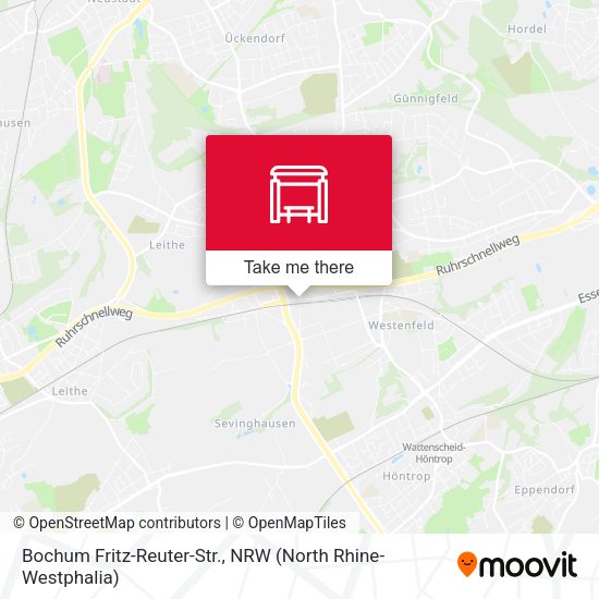 Карта Bochum Fritz-Reuter-Str.