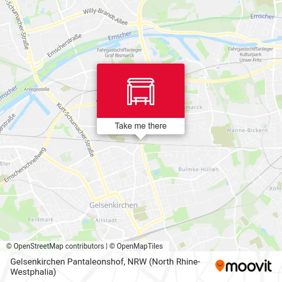 Gelsenkirchen Pantaleonshof map