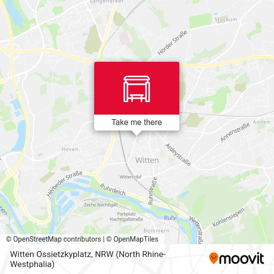 Карта Witten Ossietzkyplatz