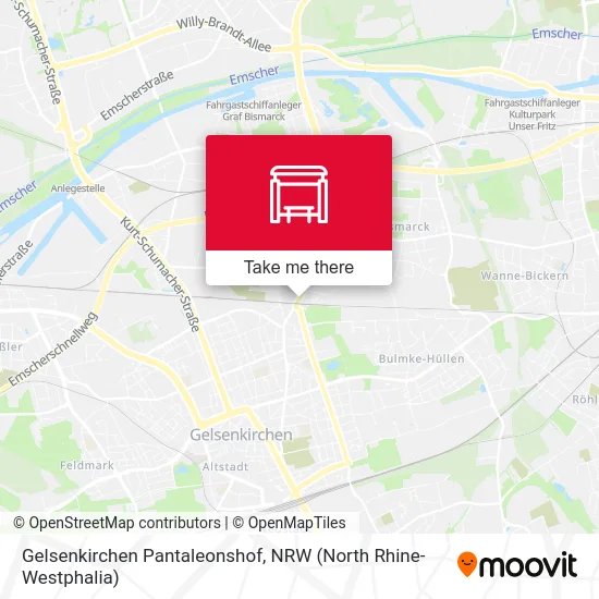 Gelsenkirchen Pantaleonshof map