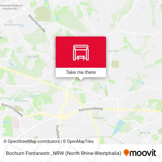 Карта Bochum Fontanestr.