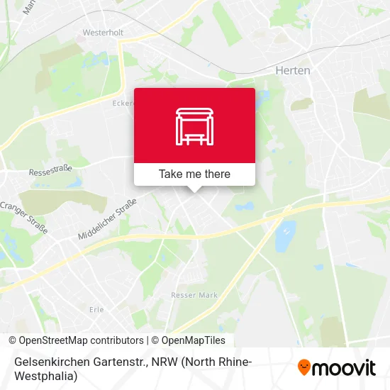 Карта Gelsenkirchen Gartenstr.