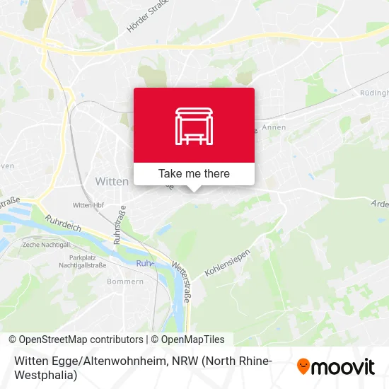 Witten Egge/Altenwohnheim map
