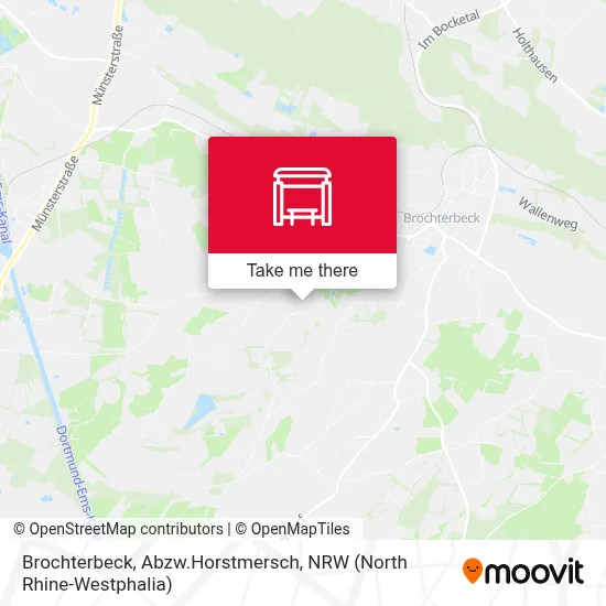 Brochterbeck, Abzw.Horstmersch map