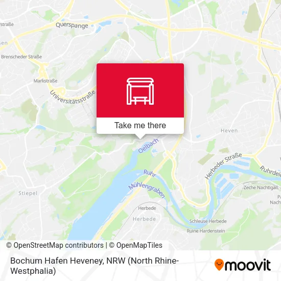 Карта Bochum Hafen Heveney