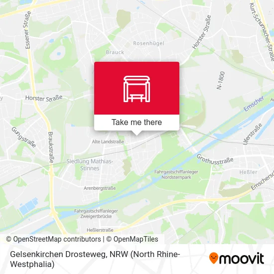Gelsenkirchen Drosteweg map