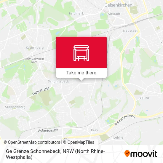Карта Ge Grenze Schonnebeck