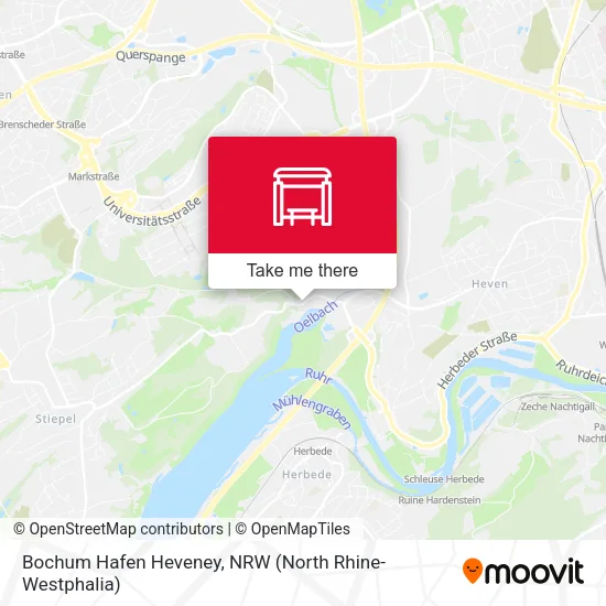 Карта Bochum Hafen Heveney