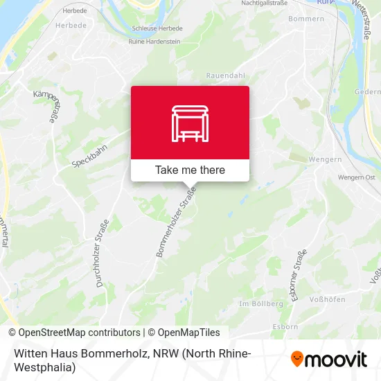 Witten Haus Bommerholz map