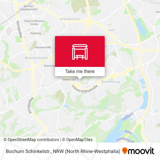 Карта Bochum Schinkelstr.