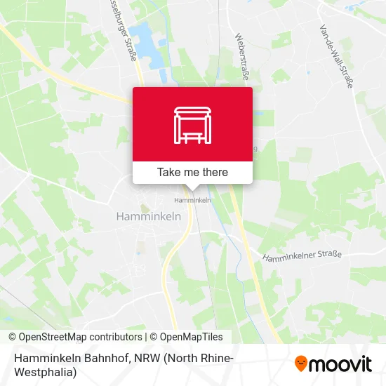 Карта Hamminkeln Bahnhof