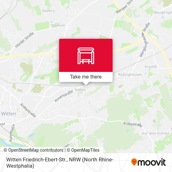 Карта Witten Friedrich-Ebert-Str.