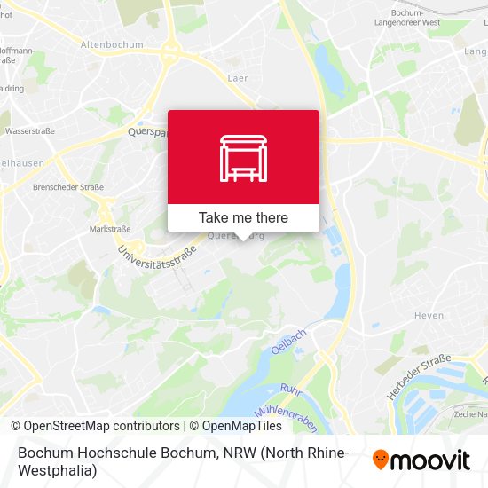 Карта Bochum Hochschule Bochum