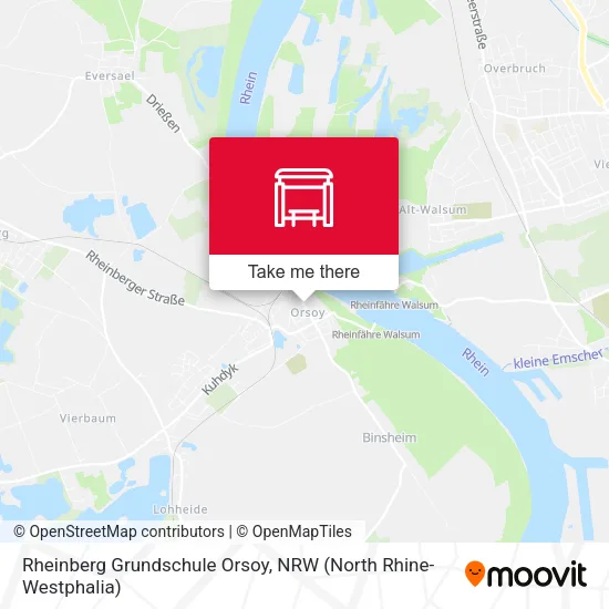 Карта Rheinberg Grundschule Orsoy
