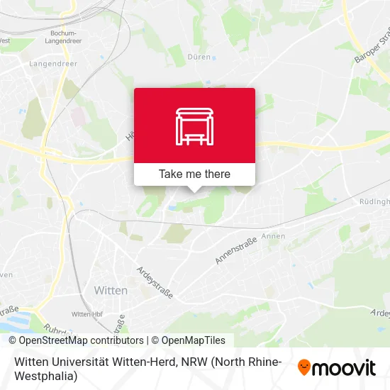 Карта Witten Universität Witten-Herd