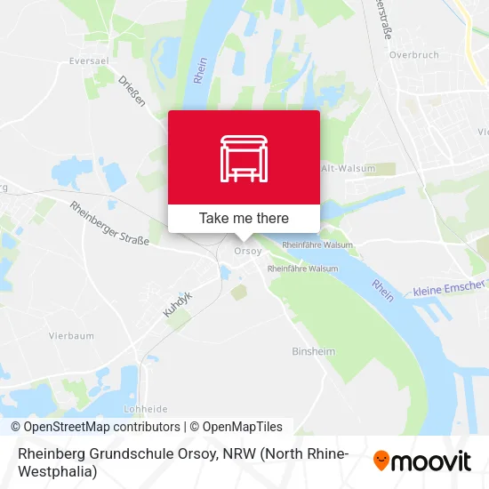 Карта Rheinberg Grundschule Orsoy
