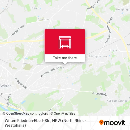 Карта Witten Friedrich-Ebert-Str.