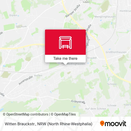 Карта Witten Brauckstr.