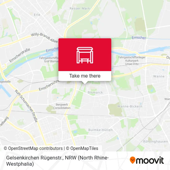 Gelsenkirchen Rügenstr. map