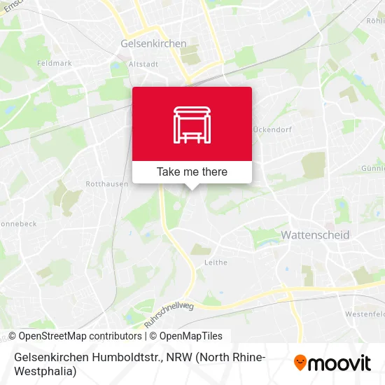 Карта Gelsenkirchen Humboldtstr.