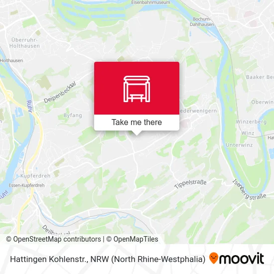 Hattingen Kohlenstr. map