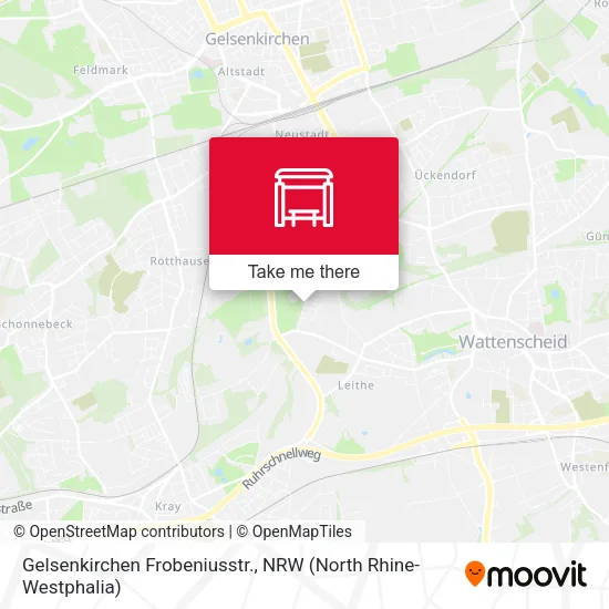 Карта Gelsenkirchen Frobeniusstr.