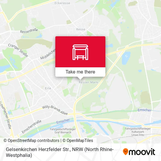 Карта Gelsenkirchen Herzfelder Str.