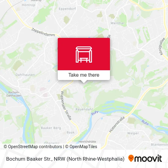 Карта Bochum Baaker Str.