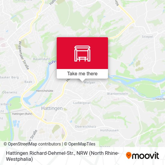 Карта Hattingen Richard-Dehmel-Str.